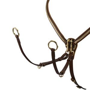Tanned leather hunting collar Equestro image-1