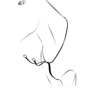 Martingale em couro para cavalo Equestro image-2