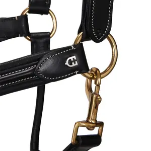 Licol pour cheval supérieur en cuir Equestro image-2