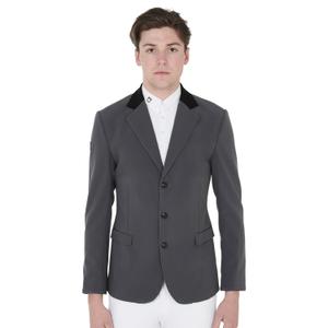 et06101-grey-black-wedstrijdjas-equestro-elegance-grijs-zwart