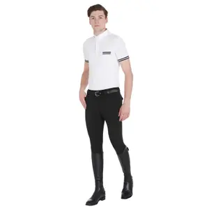 Mid grip riding Trousers Equestro Caspar image-1
