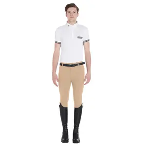 Mid grip riding Trousers Equestro Caspar image-1