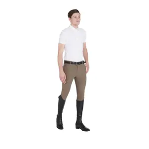 Mid grip riding Trousers Equestro Caspar image-1