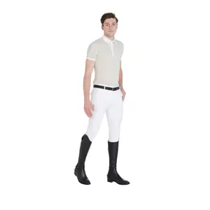 Mid grip riding Trousers Equestro Caspar Light image-1