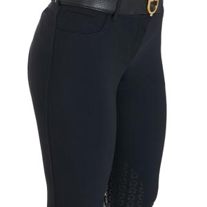 Mid grip riding Trousers for women Equestro Zenda Light image-5