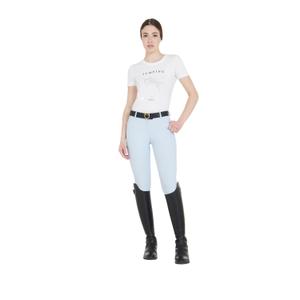 Mid grip riding Trousers for women Equestro Zenda Light image-1