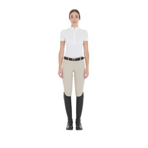 Mid grip riding Trousers for women Equestro Zenda Light image-1