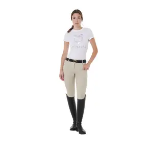 Pantalon équitation full grip femme Equestro image-1