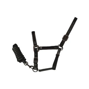 Nylon halster en longe voor paard in nylon Equestro image-1