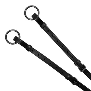 Martingale pour cheval en cuir amovible Equestro image-3