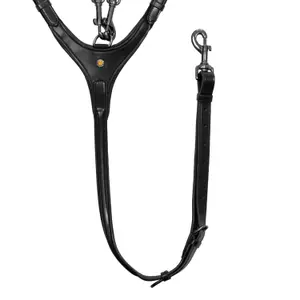 Martingale pour cheval en cuir amovible Equestro image-5