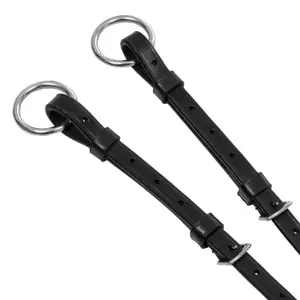 Μαρτινγκάλ για άλογο από δέρμα Equestro Silver Fitting image-3