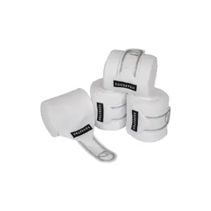 Pferdebänder mit gesticktem Logo Equestro (x4) image-0