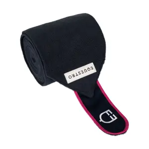 Bandes de polo pour cheval avec fermeture velcro Equestro (x4) image-1