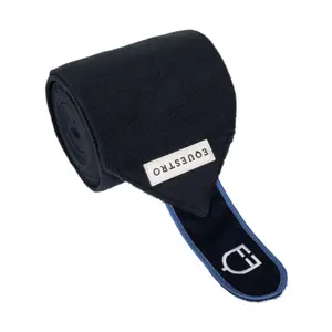Bandes de polo pour cheval avec fermeture velcro Equestro (x4) image-1