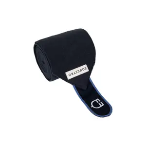 Bandas de polo para caballo en polar transpirable Equestro (x4) image-1