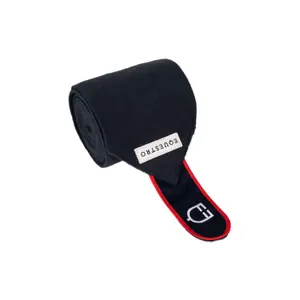 Bandas de polo para caballo en polar transpirable Equestro (x4) image-1