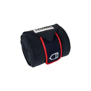 Bandas de polo para caballo en polar transpirable Equestro (x4) image-2