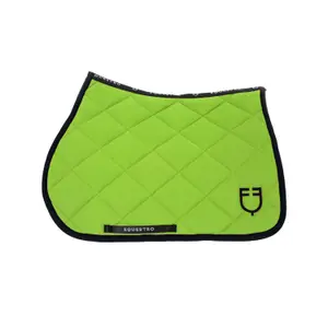 Tapis de selle de saut avec logo brodé pour cheval Equestro image-1