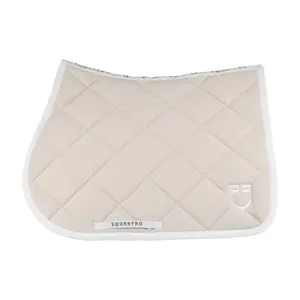 Technical fabric jumping saddle pad for horse Equestro image-1