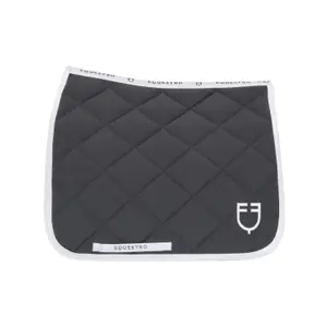 Horse Dressage saddle pad with logo Equestro image-1