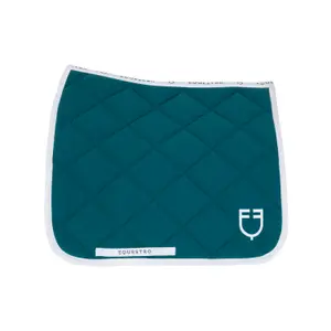Horse Dressage saddle pad with logo Equestro image-1