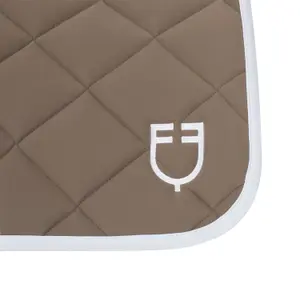 Horse Dressage saddle pad with logo Equestro image-4