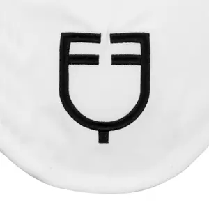 Fly mask for horse in white line edition technique Equestro image-2