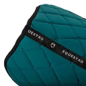 Technical fabric jumping saddle pad for horse Equestro image-2