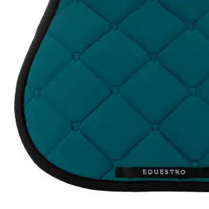 Technical fabric jumping saddle pad for horse Equestro image-3