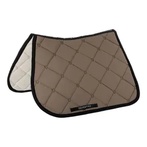 Technical fabric jumping saddle pad for horse Equestro image-1