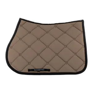 Technical fabric jumping saddle pad for horse Equestro image-0