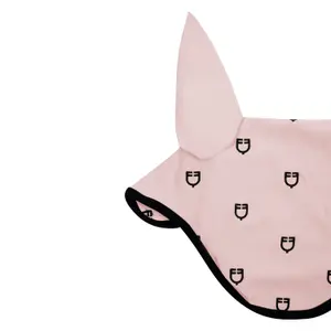 Nakrycie na głowę przeciwko muchom dla konia w edycji black line Equestro image-2