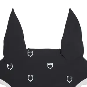 Czapka przeciwko muchom dla konia w edycji white line Equestro image-1