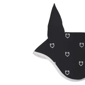 Czapka przeciwko muchom dla konia w edycji white line Equestro image-2