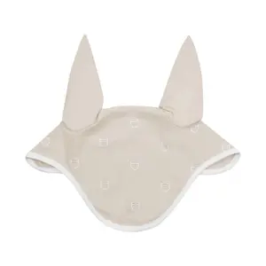 Fliegenhaube für Pferde in der White Line Technik Edition Equestro image-0