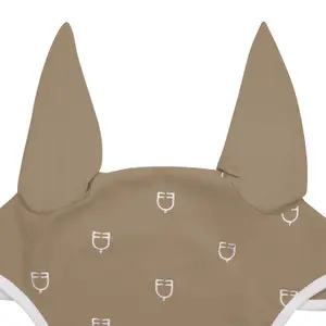 Czapka przeciwko muchom dla konia w edycji white line Equestro image-1