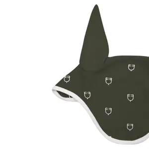 Czapka przeciwko muchom dla konia w edycji white line Equestro image-1