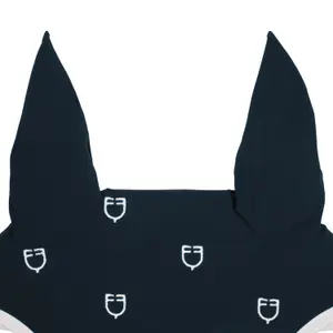 Czapka przeciwko muchom dla konia w edycji white line Equestro image-1