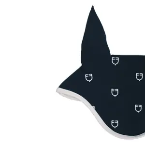 Czapka przeciwko muchom dla konia w edycji white line Equestro image-2