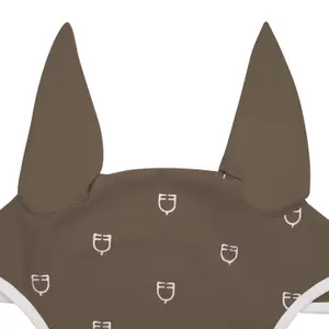 Czapka przeciwko muchom dla konia w edycji white line Equestro image-1