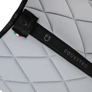 Technical fabric jumping saddle pad with logo for horse Equestro image-2