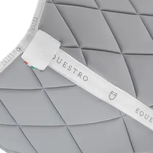 Technical fabric jumping saddle pad with logo for horse Equestro image-2