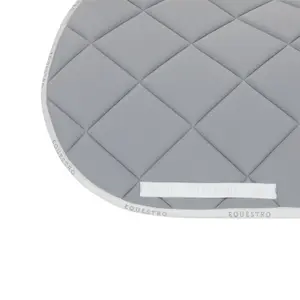 Technical fabric jumping saddle pad with logo for horse Equestro image-3