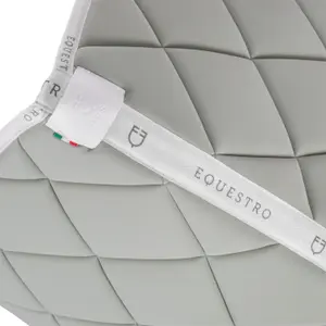 Technical fabric jumping saddle pad with logo for horse Equestro image-2