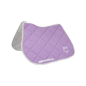 Technical fabric jumping saddle pad with logo for horse Equestro image-1