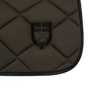 Technical fabric jumping saddle pad with logo for horse Equestro image-4