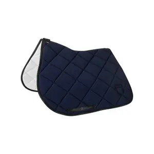 Technical fabric jumping saddle pad with logo for horse Equestro image-1