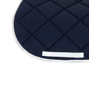 Technical fabric jumping saddle pad with logo for horse Equestro image-3