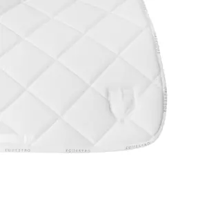 Technical fabric jumping saddle pad with logo for horse Equestro image-4